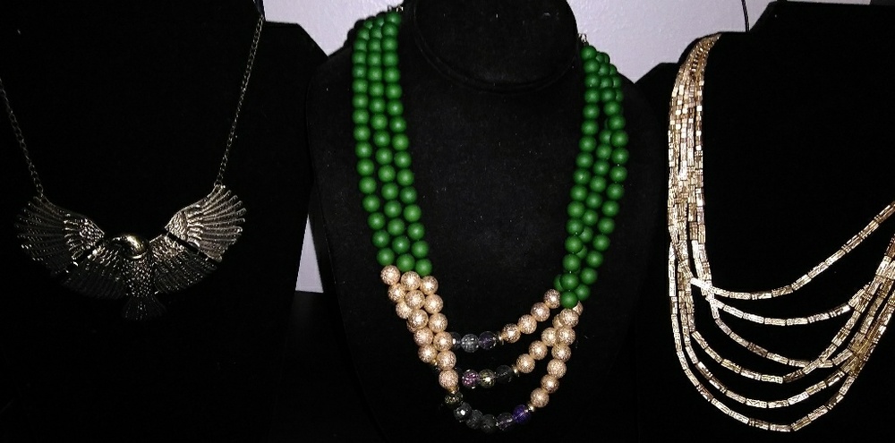 3 necklaces